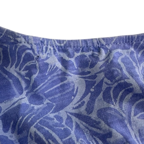 Fresh Produce Women’s M Dalia Blue Periwinkle Floral Swirl Print Pocket Dress - Picture 9 of 10